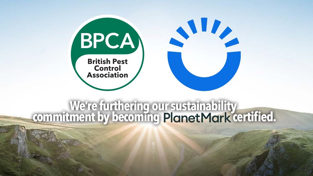 Planet Mark certified British Pest Control Association